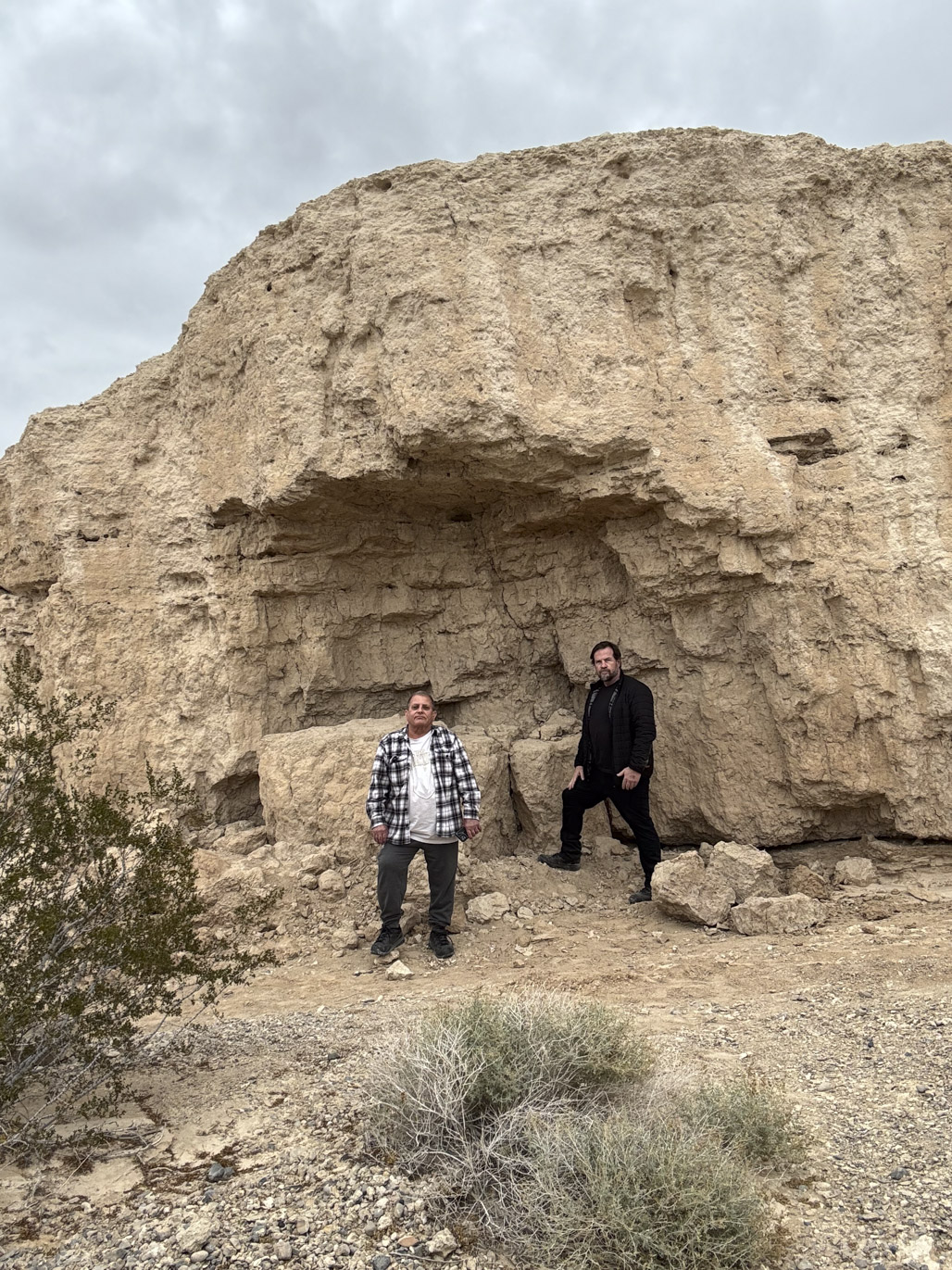 Jack and John at Tule Springs