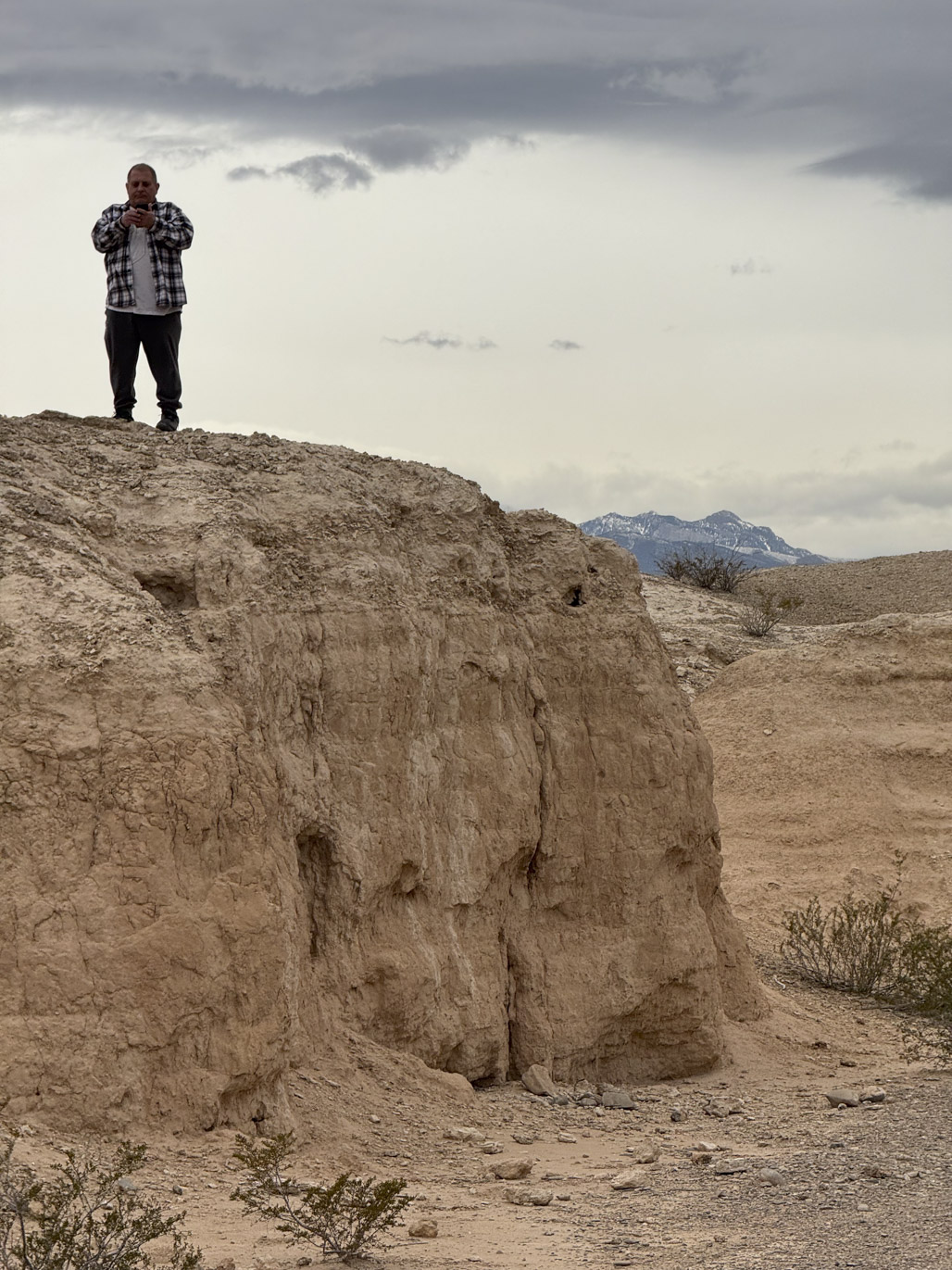 Jack Vosburgh in Tule Springs in Las Vegas